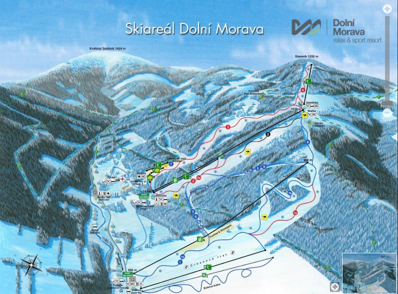 Modry Apartman Dolní Morava Exteriör bild